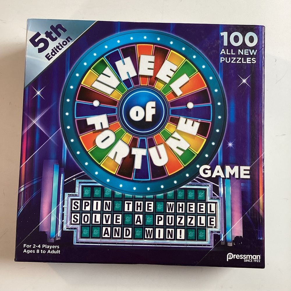 🛍️5/💲20🛍️ Wheel of Fortune 5th edition board game